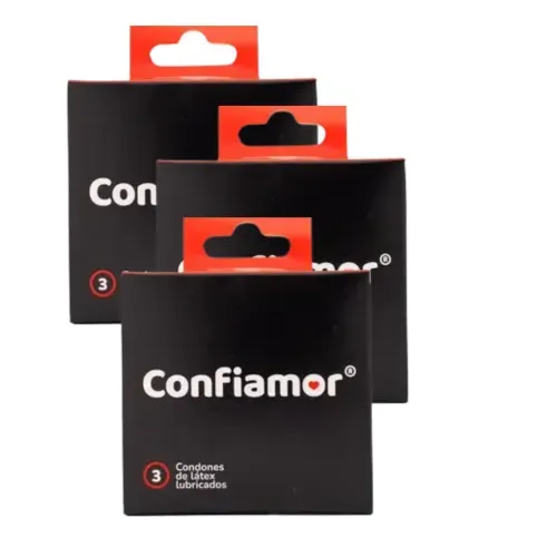 Oferta Preservativo Confiamor 3 Unidades 2 + 1