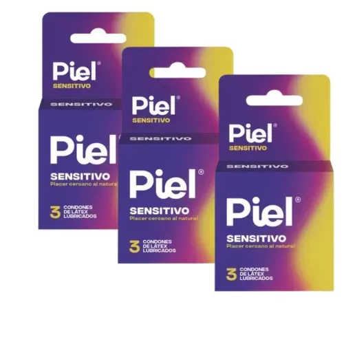 Oferta Preservativo Piel Sensitivo Caja X 3 Unidades 2 + 1