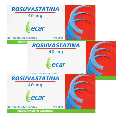 Oferta Rosuvastatina 40 Mg Caja X 30 Tabletas 1 + 2