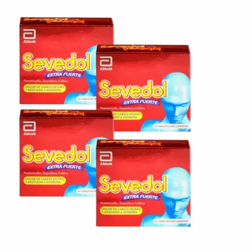 Oferta Sevedol Extra Fuerte Caja X 60 Tabletas 3 + 1
