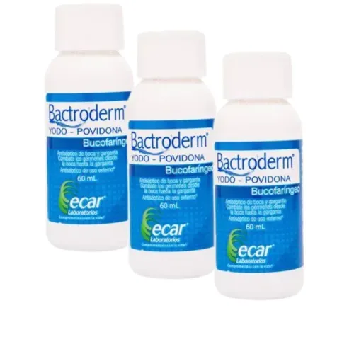Oferta Yodopovidona Bactroderm Bucofa Frasco X 60 Ml Ecar 2 + 1