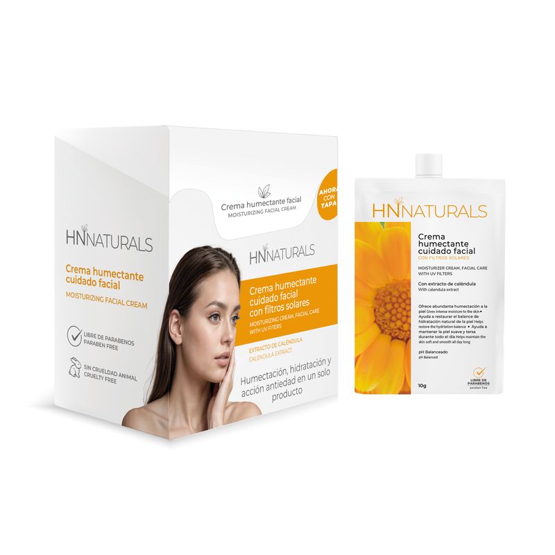 Display Sachet Crema Humectante Cuidado Facial 7709989010903