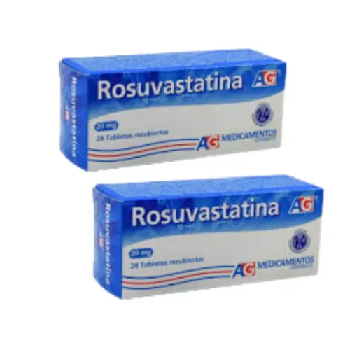 ¡Promoción 1+1! Rosuvastatina 20 Mg Caja X 28 Tabletas Recubiertas American Generics