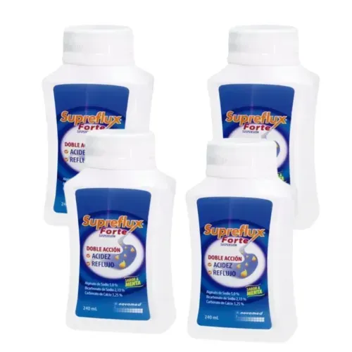 ¡Pack Ahorro 3+1! Supreflux Forte Suspensión Frasco 240 Ml Novamed