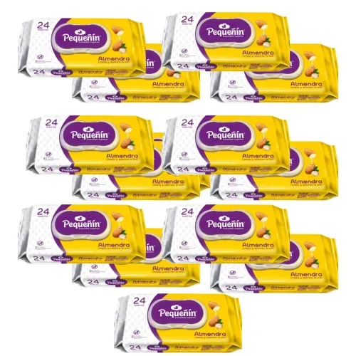 Oferta Pañitos Húmedos Pequeñín Almendra 24 Und 12 + 1