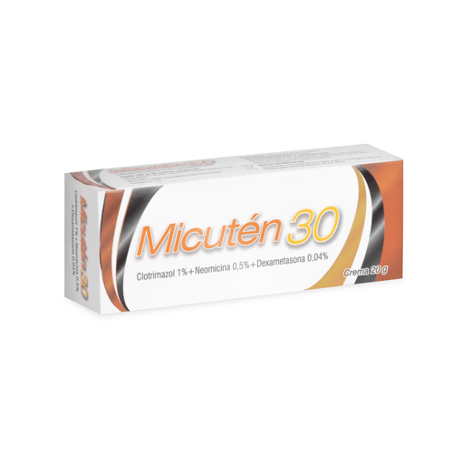 Micuten 30 Clotrimazol 1 Gr Neomicina 0.5 Gr Dexametasona 0.04 Gr Crema 20 Gr Vitalis