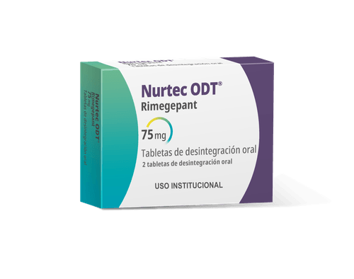 Nurtec ODT 75 mg Caja x2 Tabletas Disolución Oral
