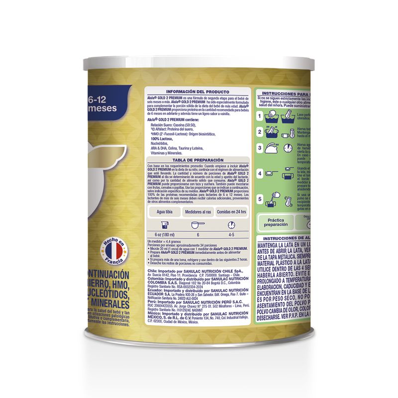 Alula Gold 2 Premium Fórmula Lata 900 g
