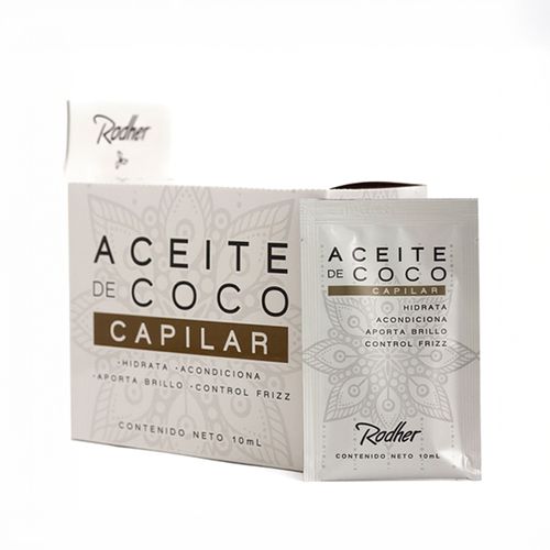 Aceite de Coco Capilar Caja X 24 Sobres 10 ml