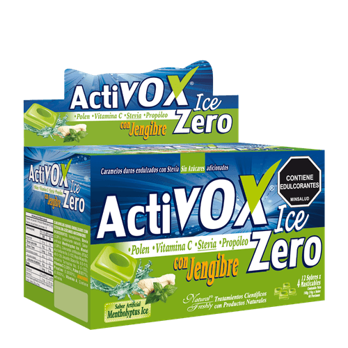 Activox Zero Jengibre Mentholyptus Caja X 12 Sobres