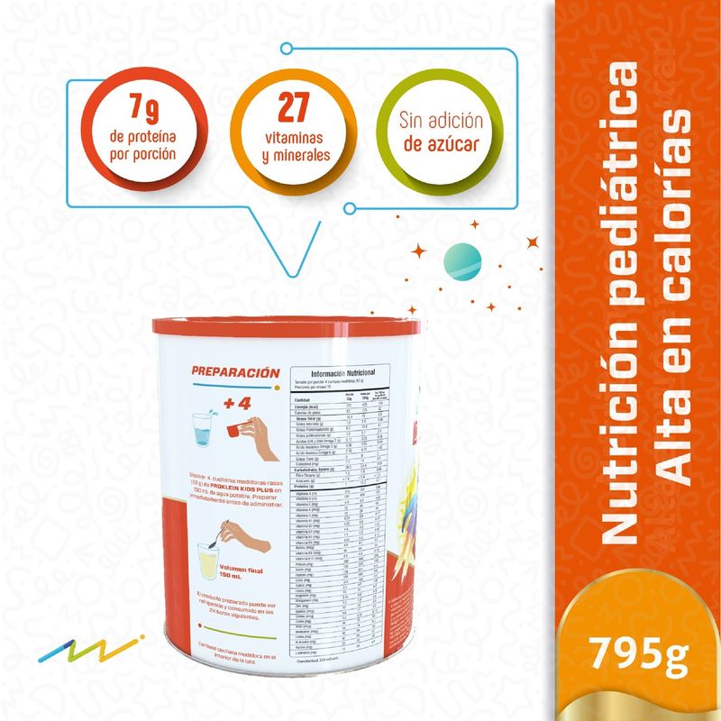 Proklein Kids Plus Vainilla Lata 795 g