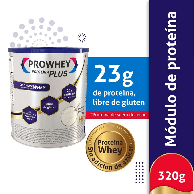 Prowhey Proteína Plus Natural Lata 320 g