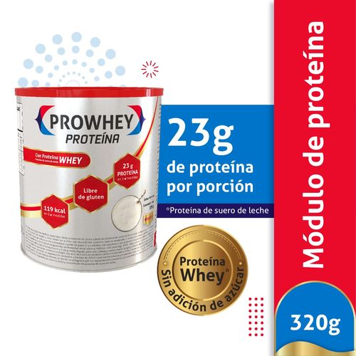 Prowhey Proteína Natural Lata 320 g