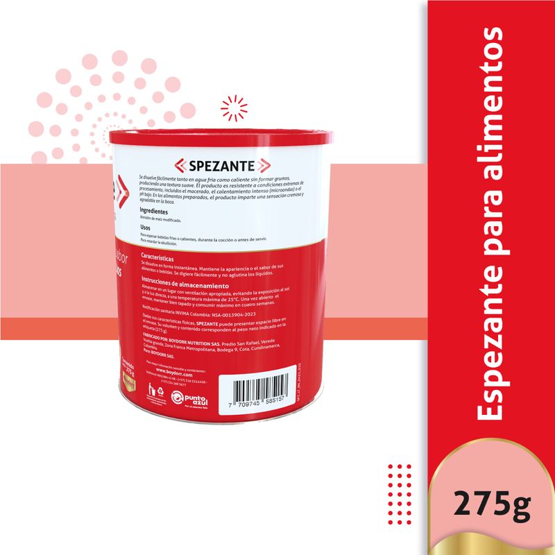 Spezante Suplemento Nutricional Lata 275 g