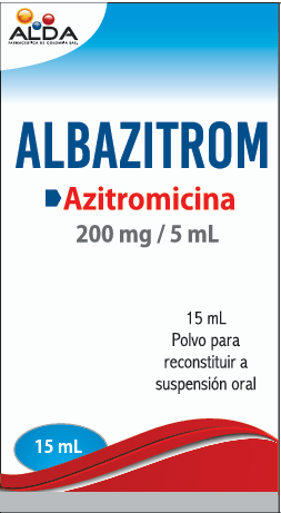 Albazitrom 200 mg/5 ml Suspensión Frasco X 15 ml
