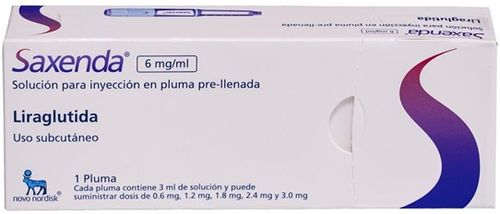 Saxenda 6 mg/ml Caja X 1 Jeringa Prellenada 3 ml (Nevera – Regulado)