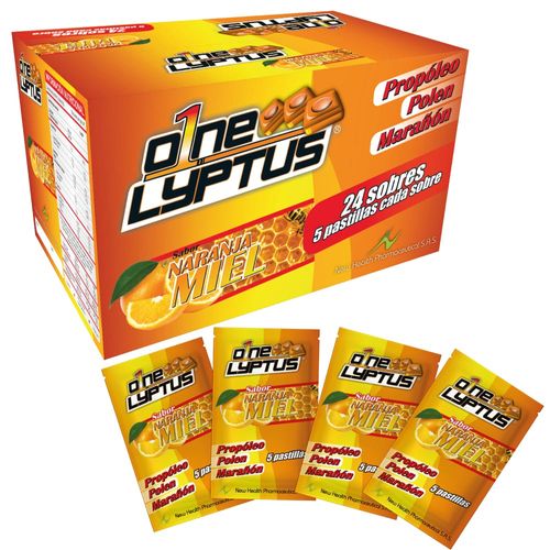 O1NE Lyptus Naranja Miel Caja X 24 Sobres