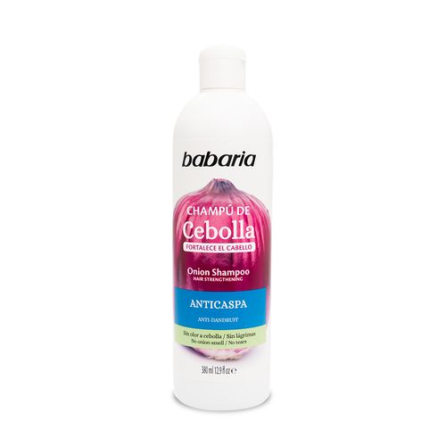 Shampoo Babaria Cebolla Anticaspa Frasco X 380 ml