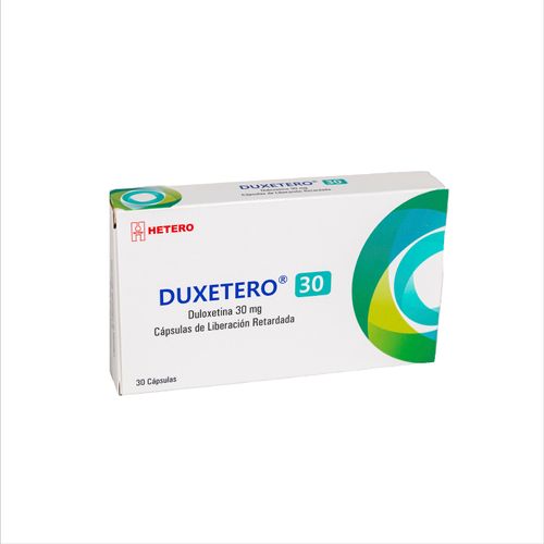 Duxetero 30 mg Caja X 30 Cápsulas Hetero