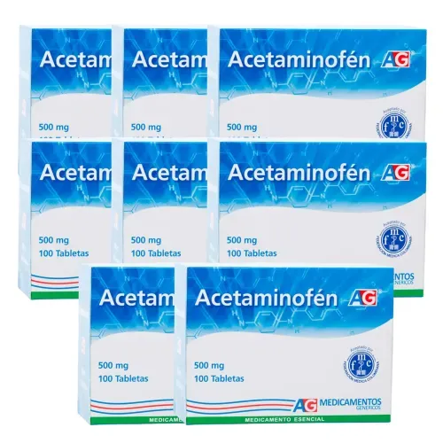 Oferta 3+5 Acetaminofén 500 mg Caja X 100 tabletas American Generics