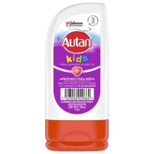 Repelente Autan Crema Kids 100Ml Sc Johnson