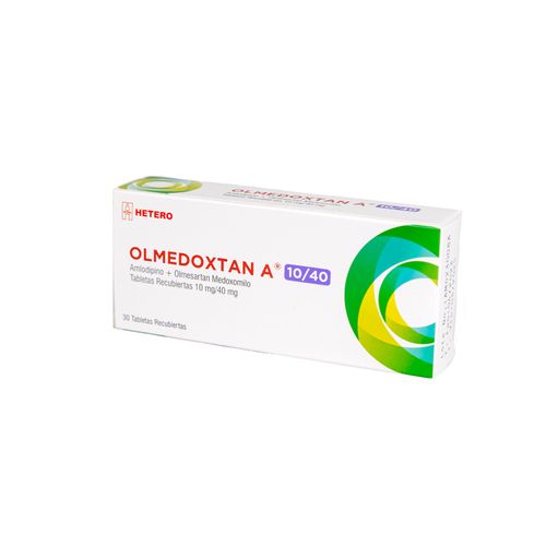 Olmedoxtan A 40 mg + 10 mg Caja X 30 Tab Hetero