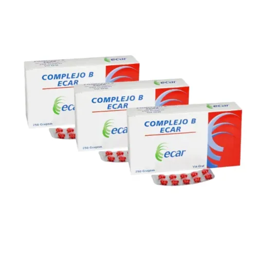 Oferta Complejo B Caja X 250 Grageas Ecar 3 + 1
