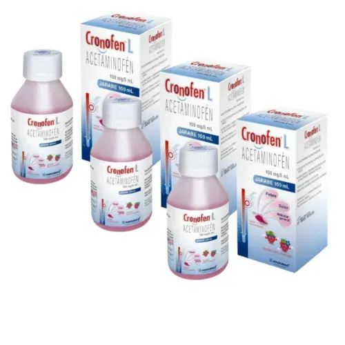 Oferta Acetaminofén Cronofen 150 Mg Jbe Fco 100 Ml 2 + 1