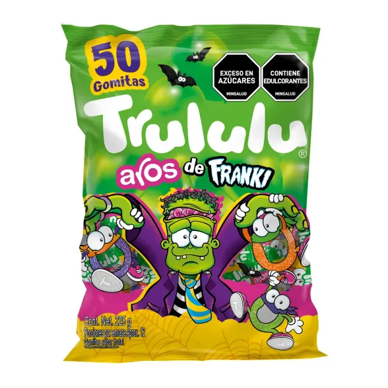 Gomas Trululu Aros Halloween Bolsa 50 und
