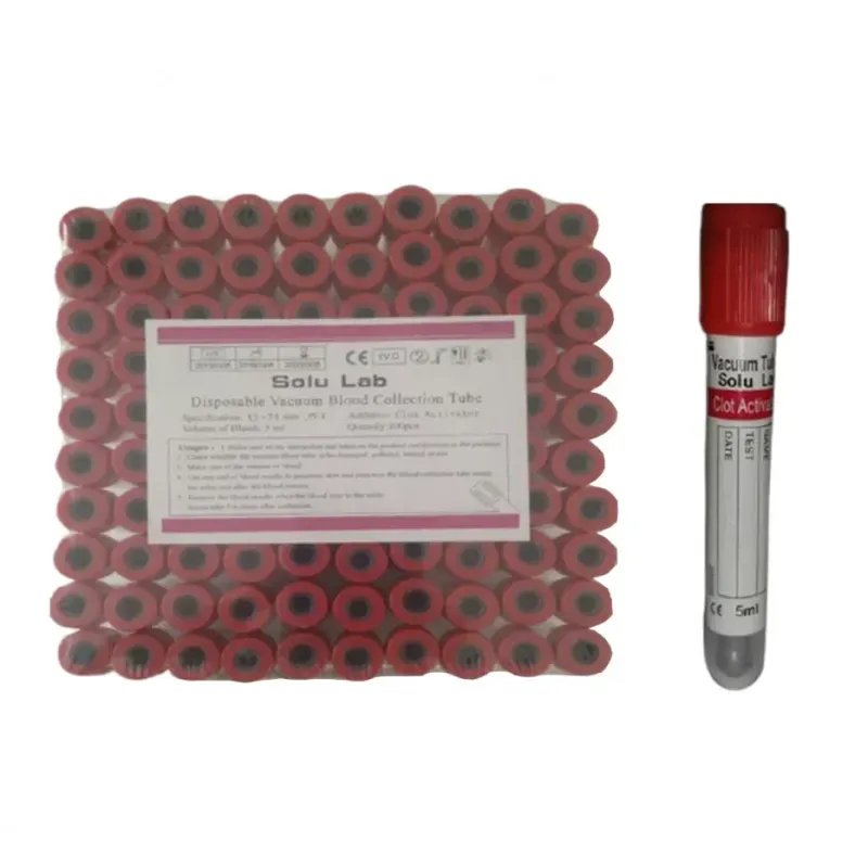 Tubo Tapa Roja Pro Coagulación 5ml 1000 x 100