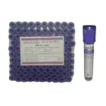Tubo Tapa Lila K2EDTA 4ml 2600 Caja X 100 Un
