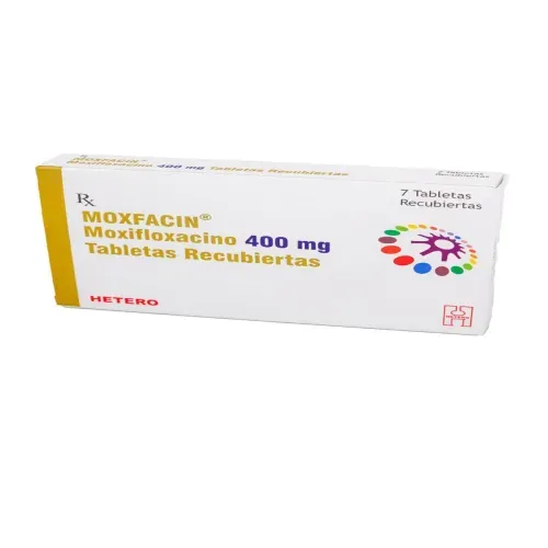 Moxfacin 400 mg Caja X 7 Tab Hetero