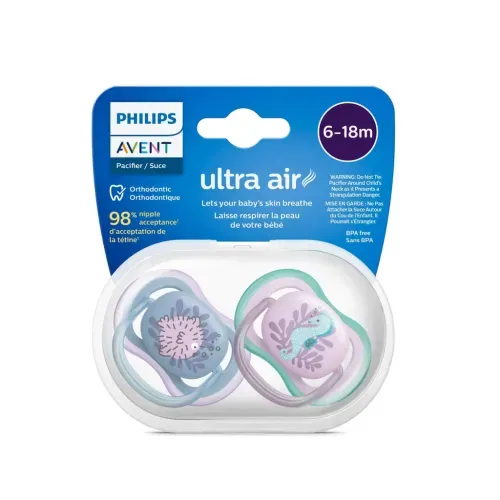 Chupo Entretenimiento Avent Ultra Air Niña 6-18 m (2 Unidades)