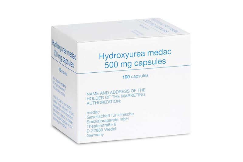 Hidroxiurea 500 mg Caja X 100 Cápsulas