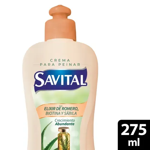 Crema para Peinar Savital Elixir Frasco X 275 ml
