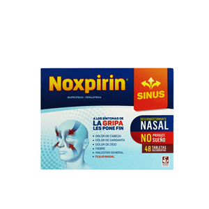 Noxpirin Sinus 200 mg/20 mg Caja X 48 Tabletas Recubiertas