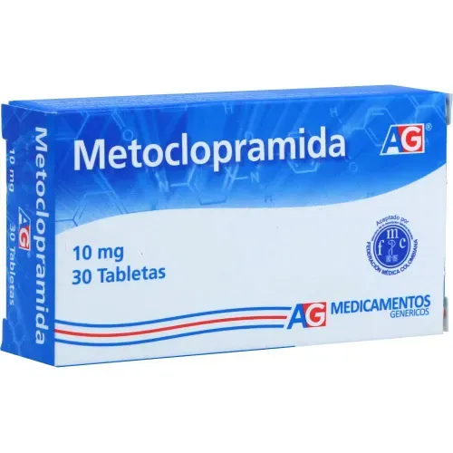 Metoclopramida Novamed 10 mg Caja X 30 Tabletas
