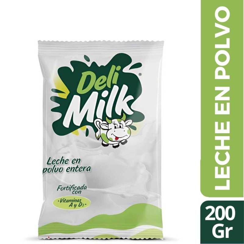 Leche en Polvo Entera Fortificada Lemilk 200g