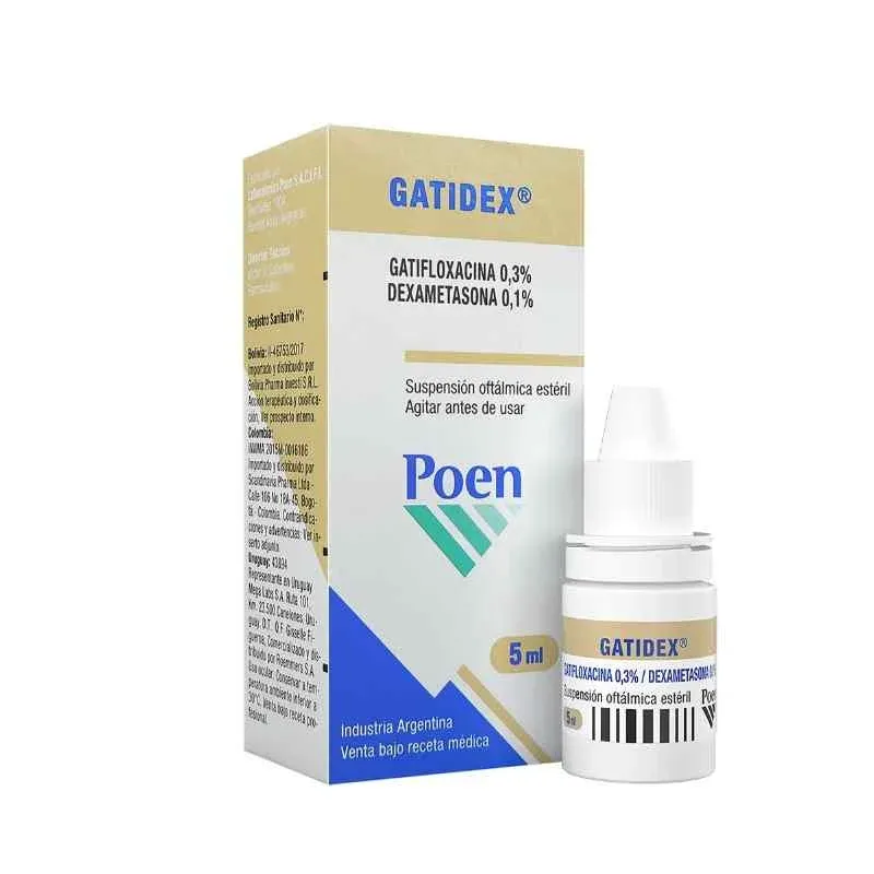 Gatidex POEN Suspensión Oftálmica Frasco X 5 ml