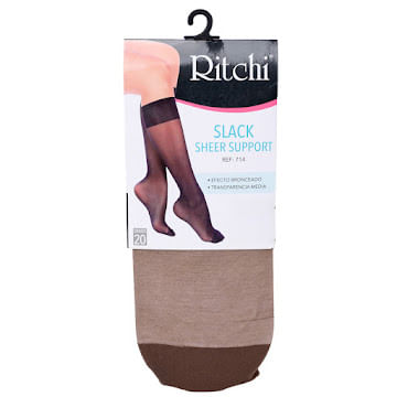 Media Slack Sheer Ritchi 714 Natural Única
