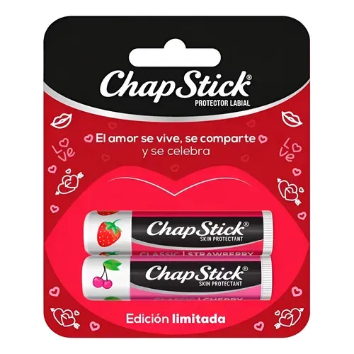 ChapStick Cereza Fresa Edición Amor y Amistad