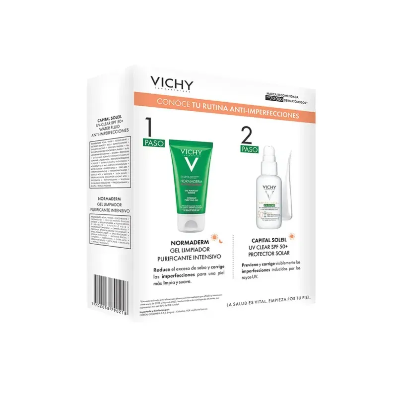 Pack Capital Soleil UV Clear + Gel Normaderm