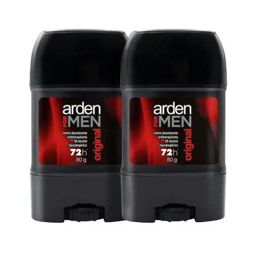Desodorante Arden For Men Original 72h Barra 80 g Paquete 2 unidades