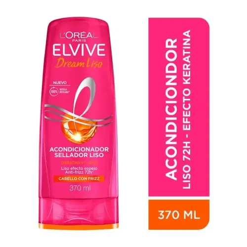 Acondicionador Elvive Dream Liso Frasco X 370 ml