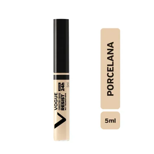 Corrector Líquido Resist Porcelana 03 24h Vogue 5 ml