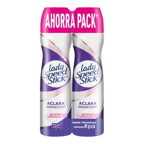 Desodorante Lady Speed Stick Derma Perla 2x150 ml