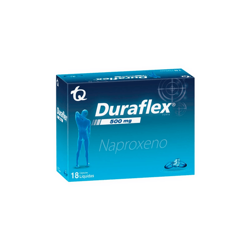 Duraflex Cápsula Líquida Forte 500Mg X 18 Unidades Tecnoquimicas