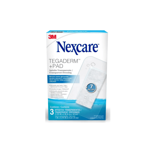 Aposito Nexcare Tegaderm + Pad Transparente 6 X 7Cm X3 Unidades 3M