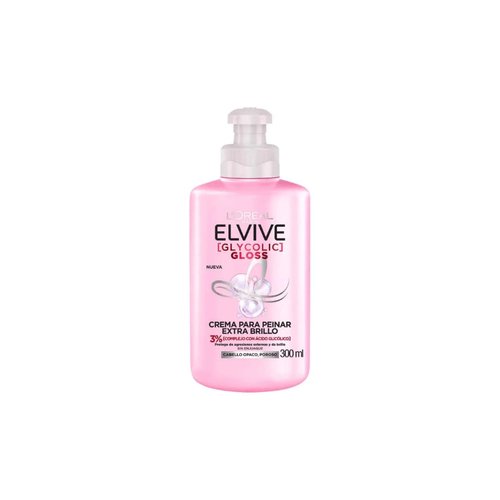Crema Peinar Elvive Glycolic Gloss X300Ml Loreal