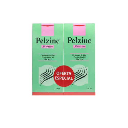 Shampoo Pelzinc 120Ml X2 Unidades